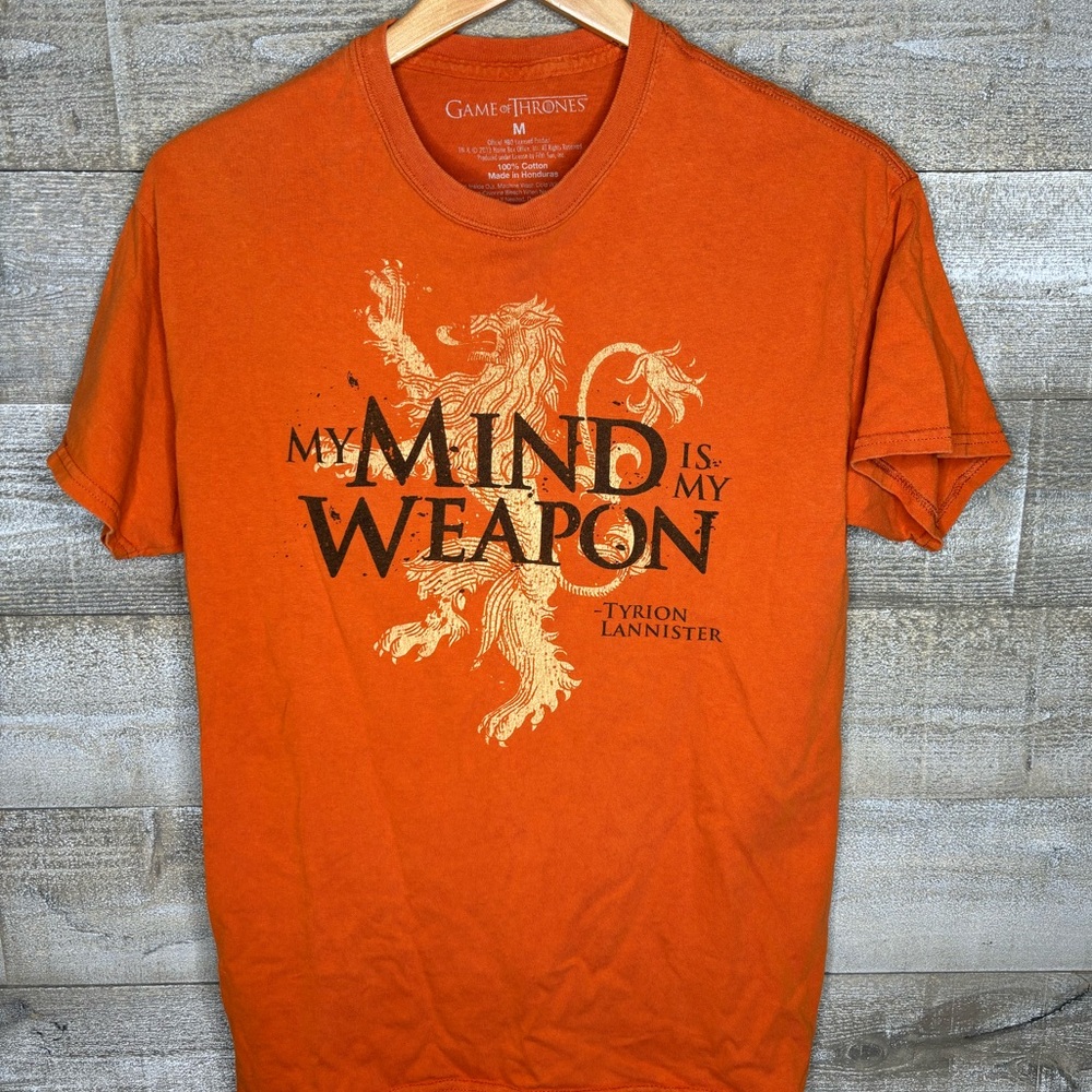 Game of Thrones my mind is my weapon Tyrion Lannister men t shirt